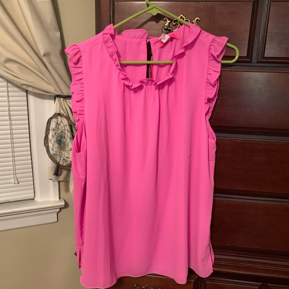 NWT Lilly Pulitzer Talisa Top- Mandevilla Pink
